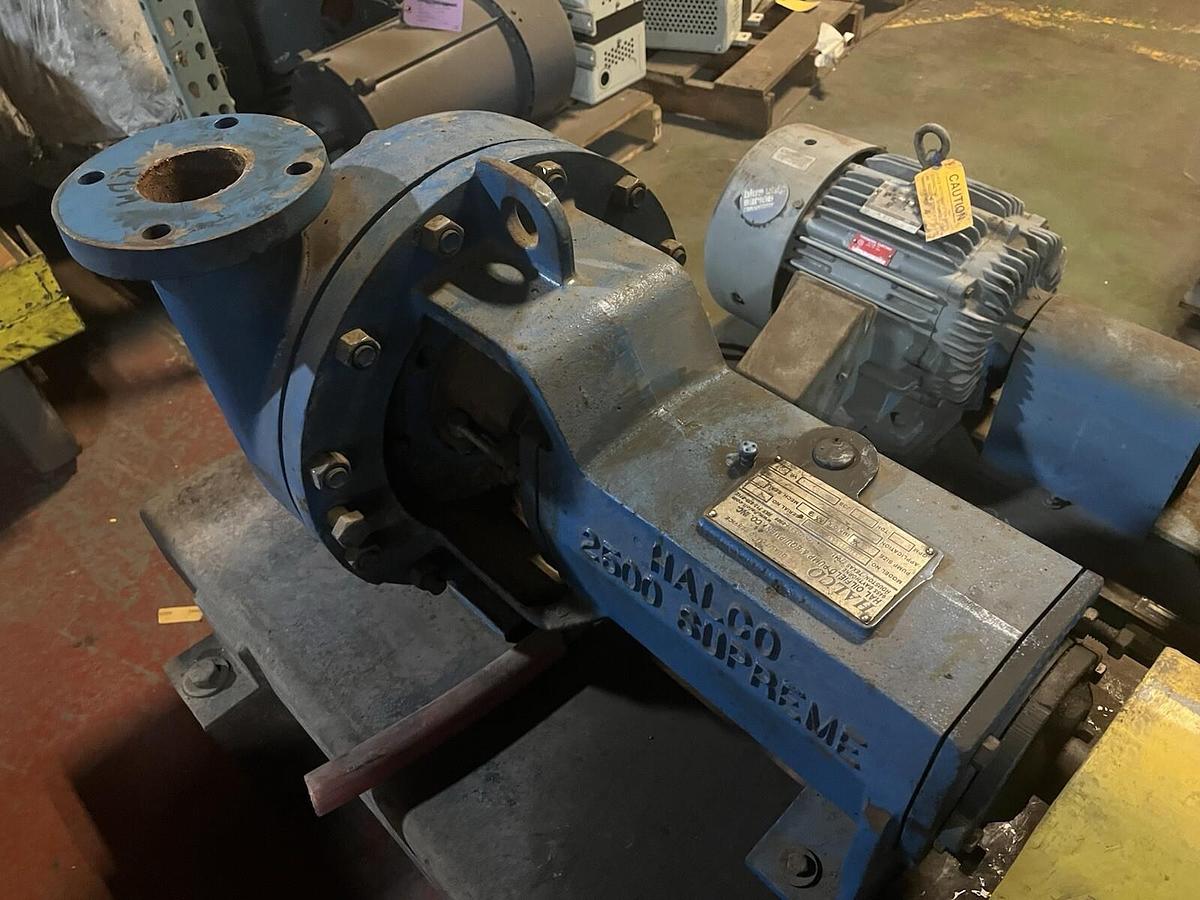 Used HALCO,4X3X10,CENTRIFUGAL 2500 SUPREME PUMP 15HP