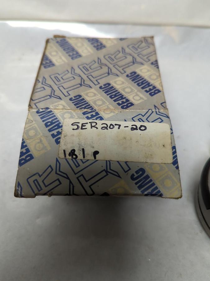 TR BEARINGS,SER-207-20,INSERT BEARING WITH COLLAR AND SNAP RING NOS
