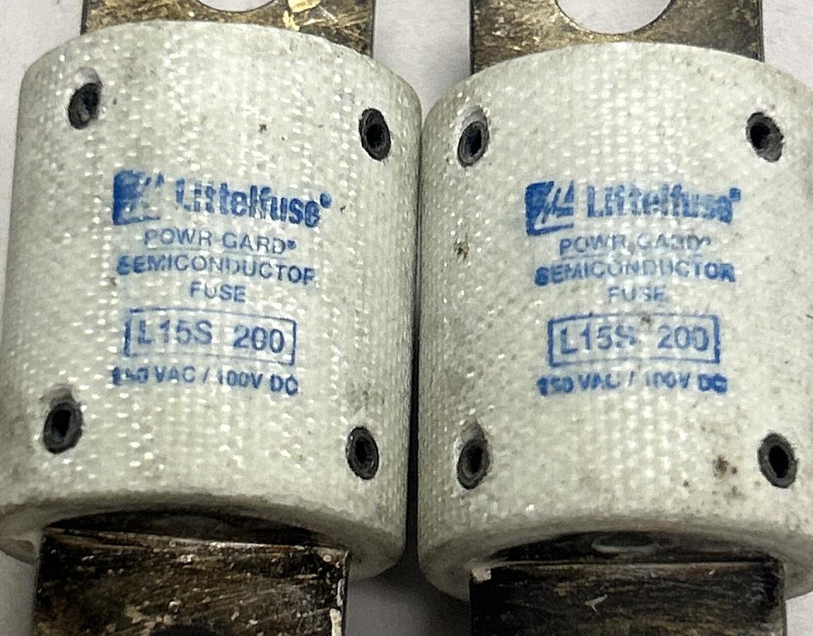 LITTELFUSE,L15S-200,SEMICONDUCTOR FUSE 200A 150V LOT OF 2 NOS