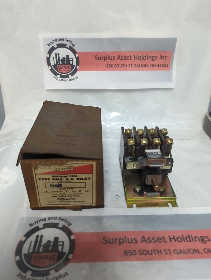 CLARK,7305 5U4,TYPE PM A-C RELAY NOS