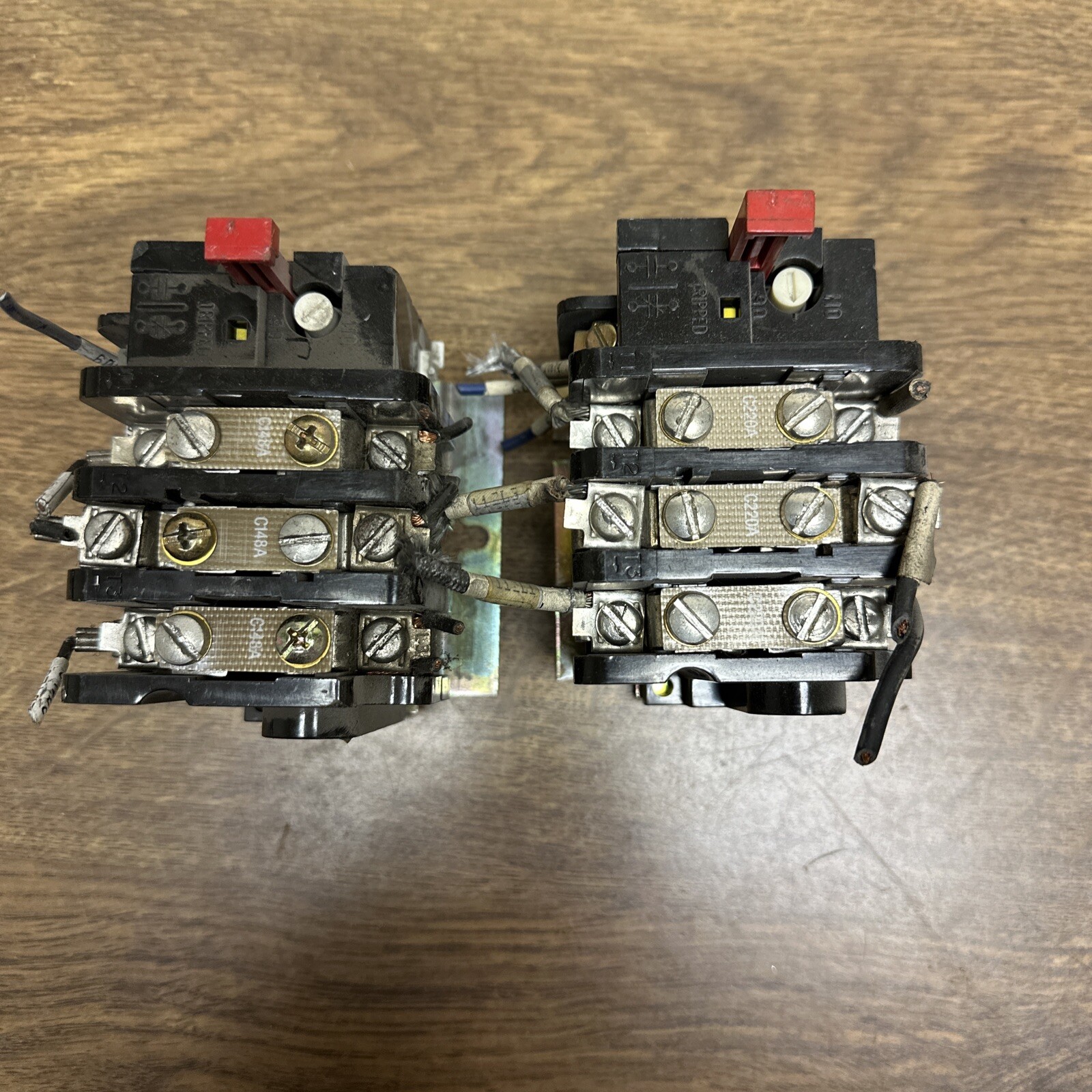 Used GE,CR324C610A,Overload Relay Manual Reset LOT of 2