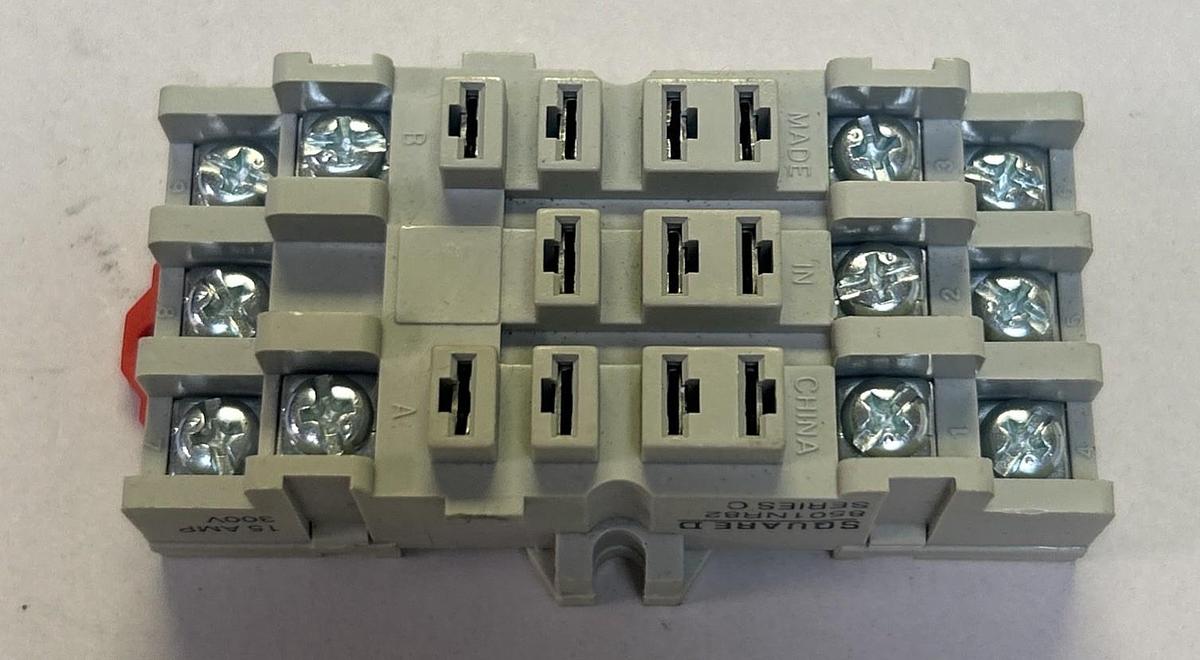 SQUARE D,8501NR82,RELAY SOCKET NOS