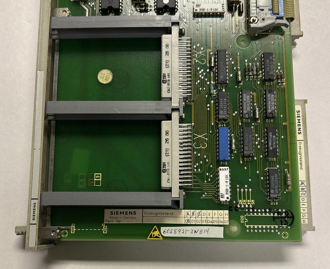 Used SIEMENS,6ES5921-3WB14,CENTRAL CONTROLLER