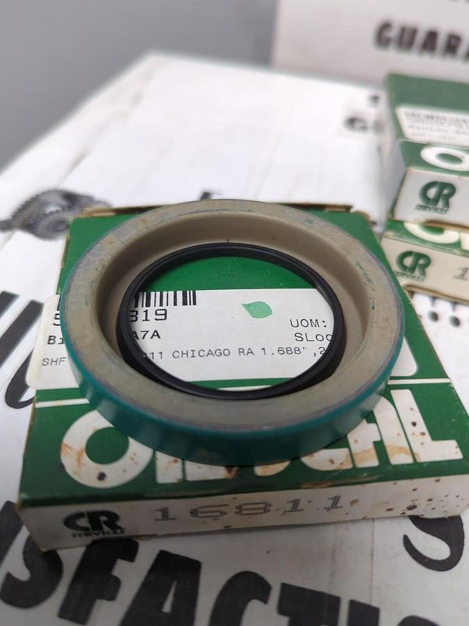 CHICAGO RAWHIDE,16811,OIL SEALS 1.688 IN X 2.627 IN LOT OF 5 NOS