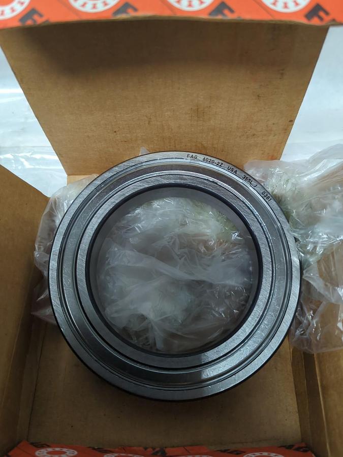 FAG,6020-2Z,DEEP GROOVE BALL BEARING NOS