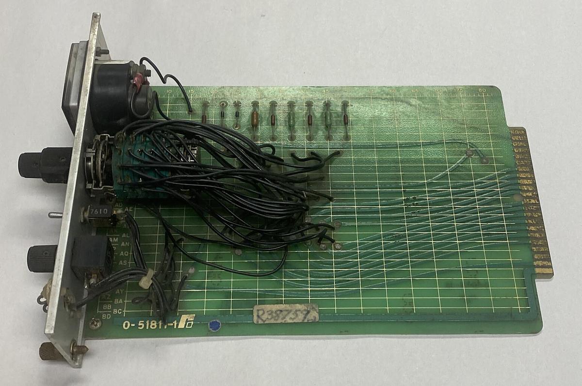 Used RELIANCE,0-51811-1,ANALOG VOLTMETER TESTER CARD