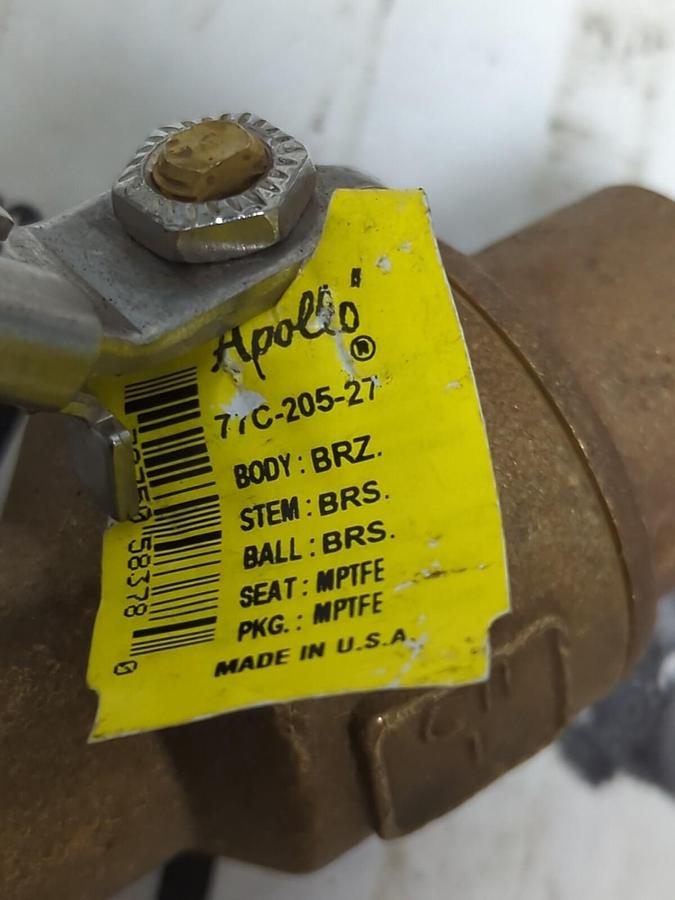 APOLLO,77C-205-27,C11 600 CWP 1 INCH FULL PORT BALL VALVE NOS