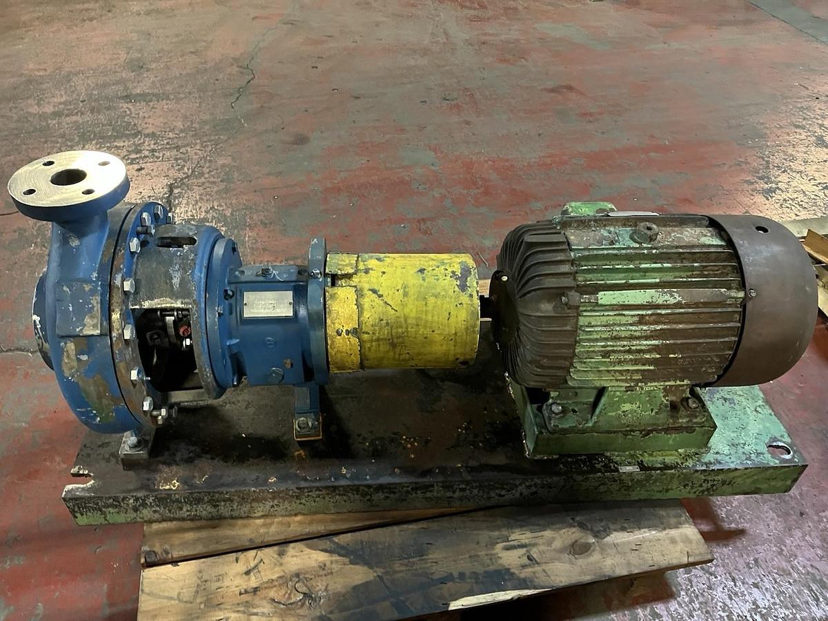 Used GRISWOLD,811M,STAINLESS CENTRIFUGAL PUMP 3X2X13 20HP 1755RPM