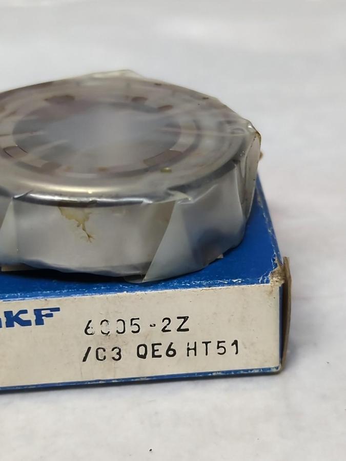 SKF,6005 2Z JEM,METAL SHIELDED DEEP GROOVE BALL BEARING 25X47X12MM NOS