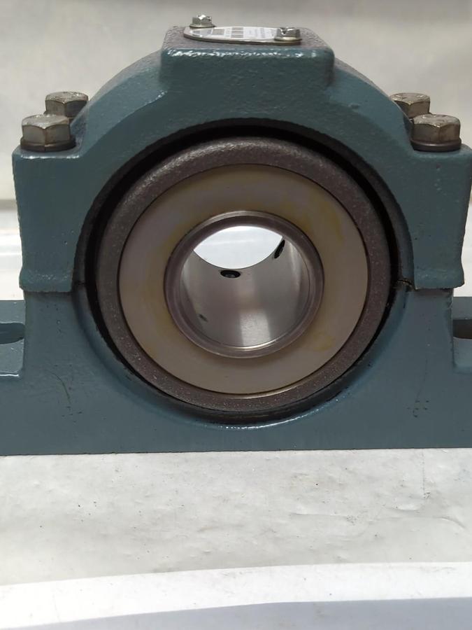 DODGE,P2BK111RE,STYLE KD1 SPLIT PILLOW BLOCK BEARING 1-11/16 IN BORE 2-BOLT BASE