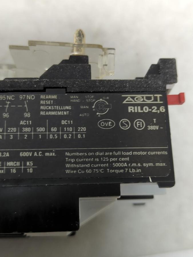 JOSLYN CLARK,RILO-2.6/TPR,CONTACTOR 2-3.2A NOS