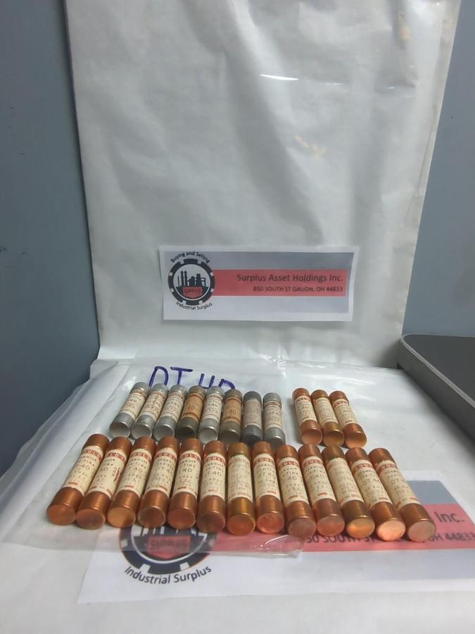 Used GOULD SHAWMUT,OT40,ONE TIME 40 AMP FUSE LOT OF 24 PRE-OWNED