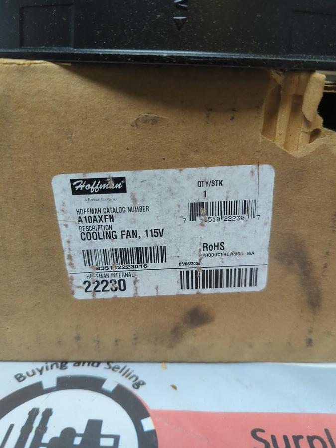 HOFFMAN,22230,COOLING FAN A10AXFN 115V NOS
