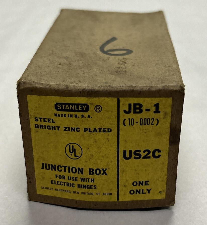 Used STANLEY,JB-1,JUNCTION BOX NEW