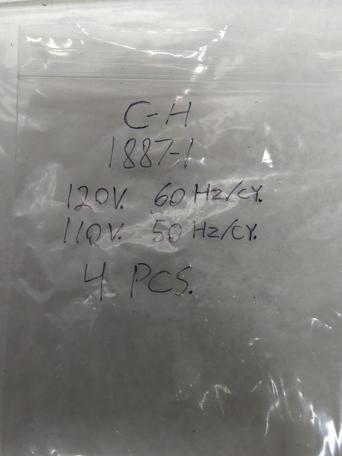 Used CUTLER HAMMER,1887-1,COIL 120V 60HZ/CY 110V 50HZ/CY LOT OF 4 PRE-OWNED