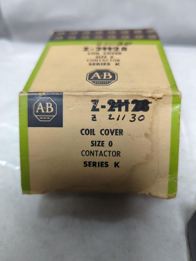 ALLEN BRADLEY,Z-211 30,COIL COVER SERIES K 2-POLE NOS NOS