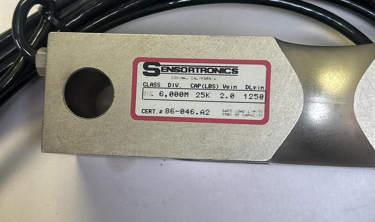 Used SENSORTRONICS,65058A25K-6000,LOAD CELL