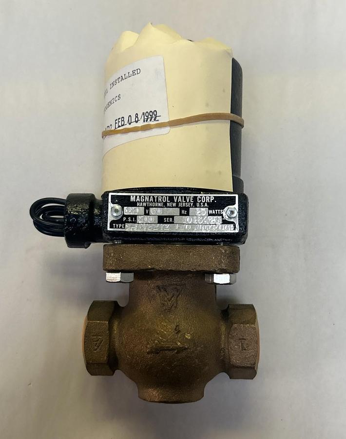MAGNATROL VALVE,14LV32YZ,SOLENOID VALVE 200PSI NOS