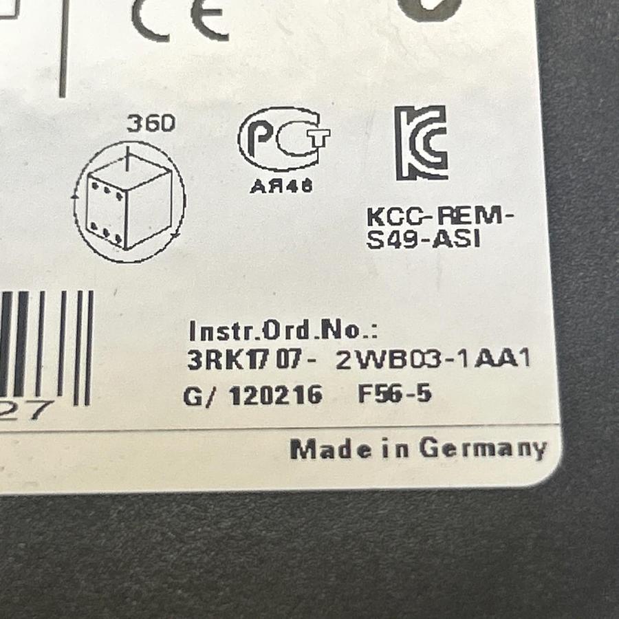 Used SIEMENS,3RK1205-0BE00-0AA2,SAFETY RELAY
