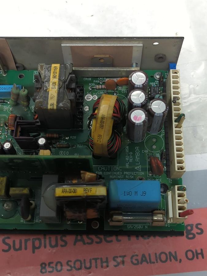 Used LAMBDA,SVS100-24,POWER SUPPLY UNIT 100W MAX OUTPUT REV-C PRE-OWNED