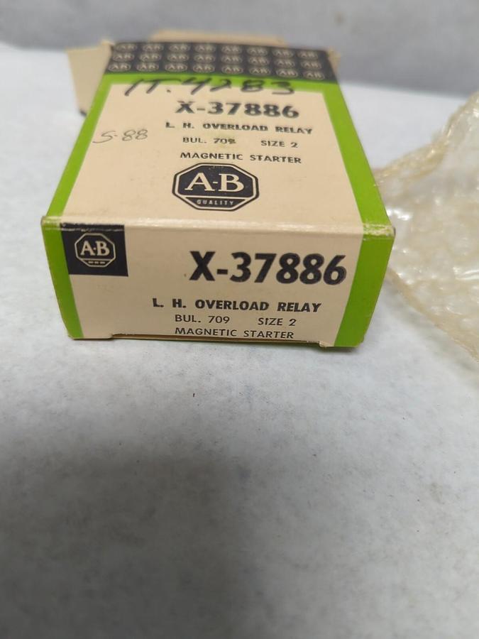ALLEN-BRADLEY,X-37886,L.H. OVERLOAD RELAY NOS