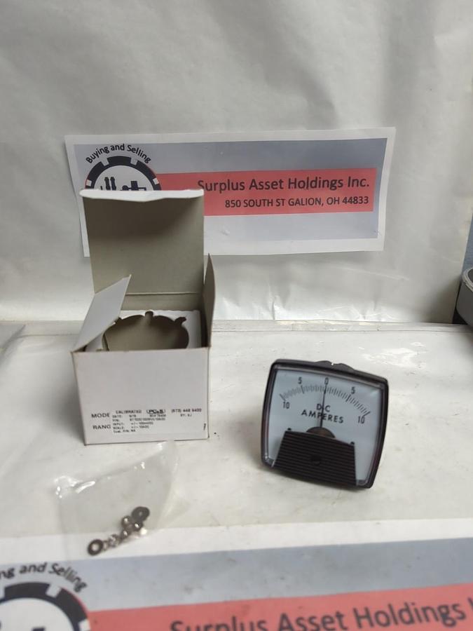 PC.S,ST70DC100MVU10ADC,PRESSURE GAUGE -10-0-+10 NOS