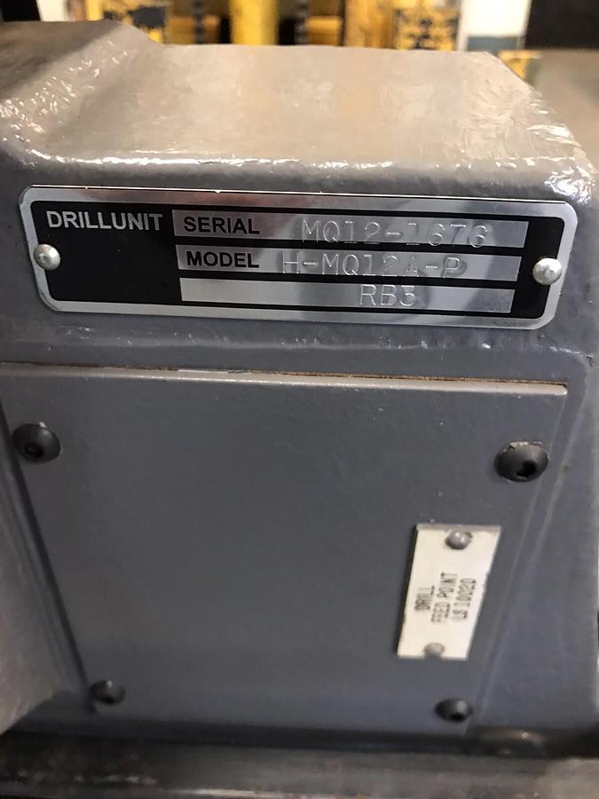Used DrillUnit,MQ12A-P,Mechanical Quill Unit NOS