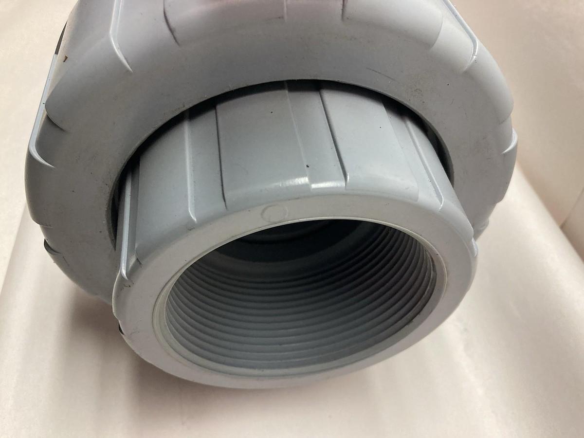 Used Hayward Flow Control,CPVC EPDM NSF/ANSI61,True Union Ball Valve 3"