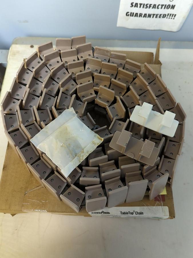 REXNORD,LF1873TAB-S-3.25 10177569,TABLE TOP CHAIN 10 FT NOS