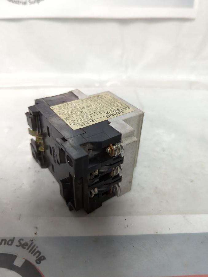 Used SIEMENS,3VE1010-2H,MOTOR STARTER PRE-OWNED