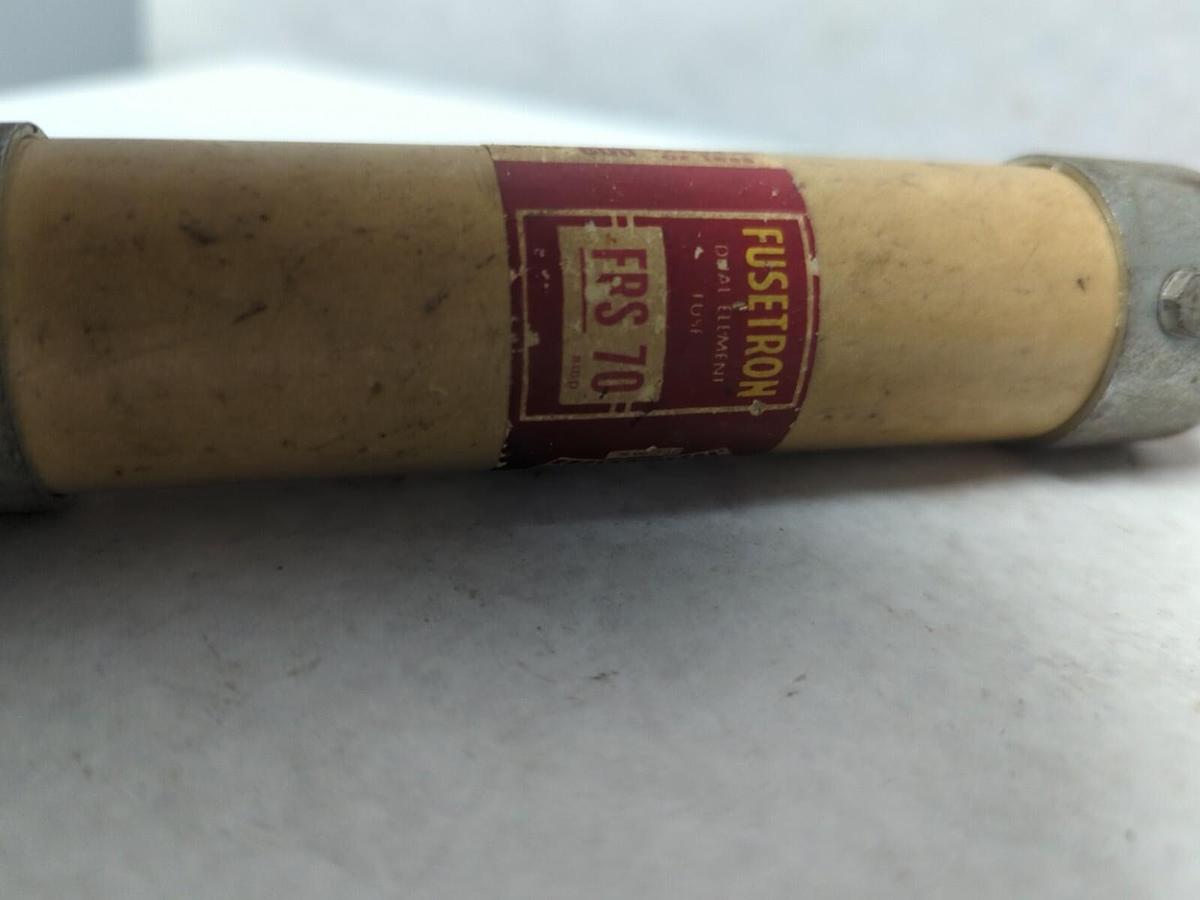 Used COOPER BUSSMANN,FRS70,FUSETRON 70 AMP FUSE PRE-OWNED