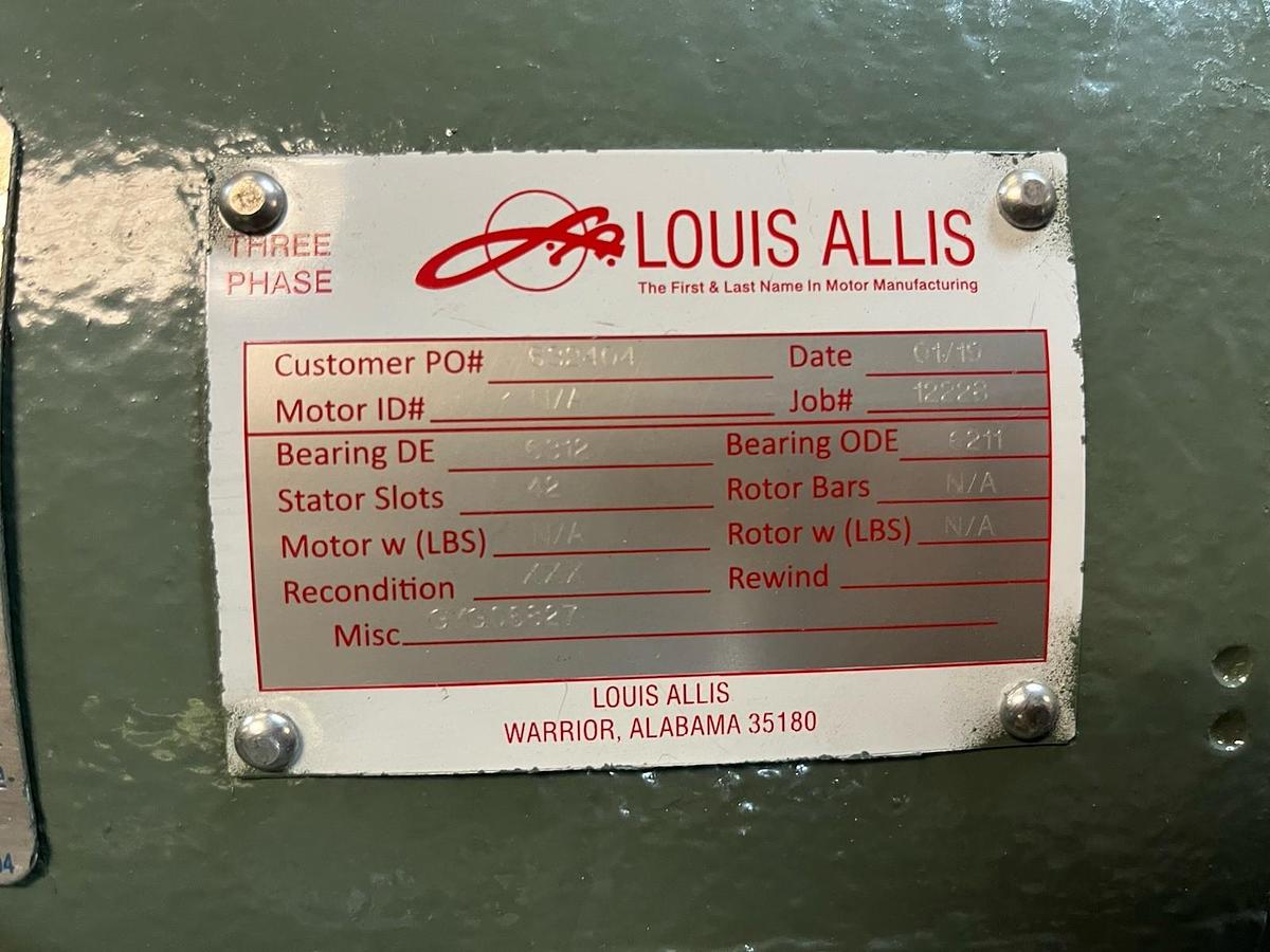 Used LEESON,170038.60,WATTSAVER MOTOR 40HP 3555RPM 286TS 3PH ODP