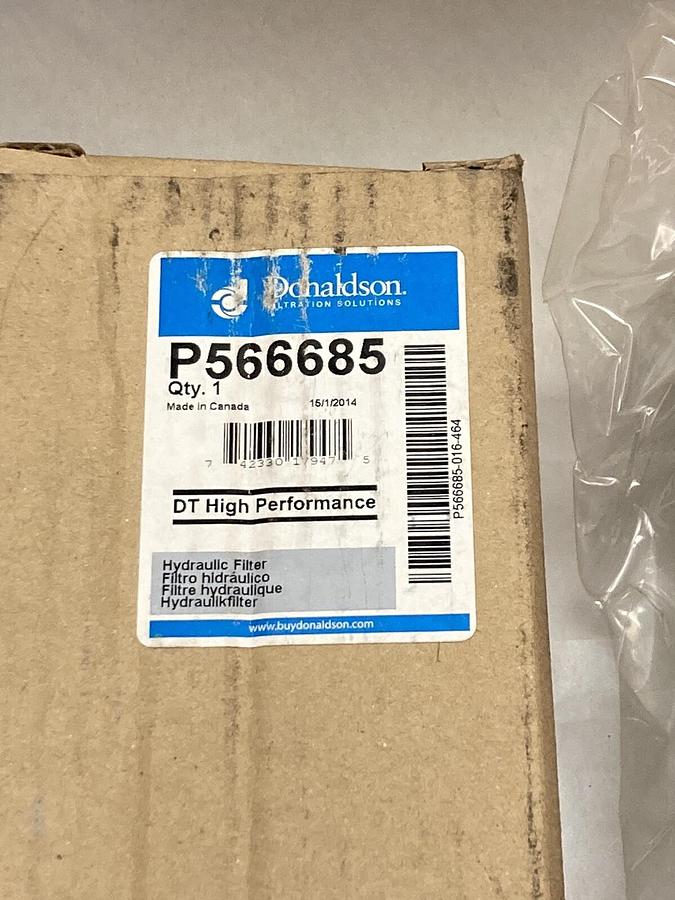 Donaldson,P566685,Hydraulic Filter