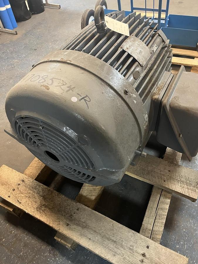 Used LOUIS ALLIS,13580-0,INDUCTION MOTOR CJX 75HP 3560RPM 3PH 444US