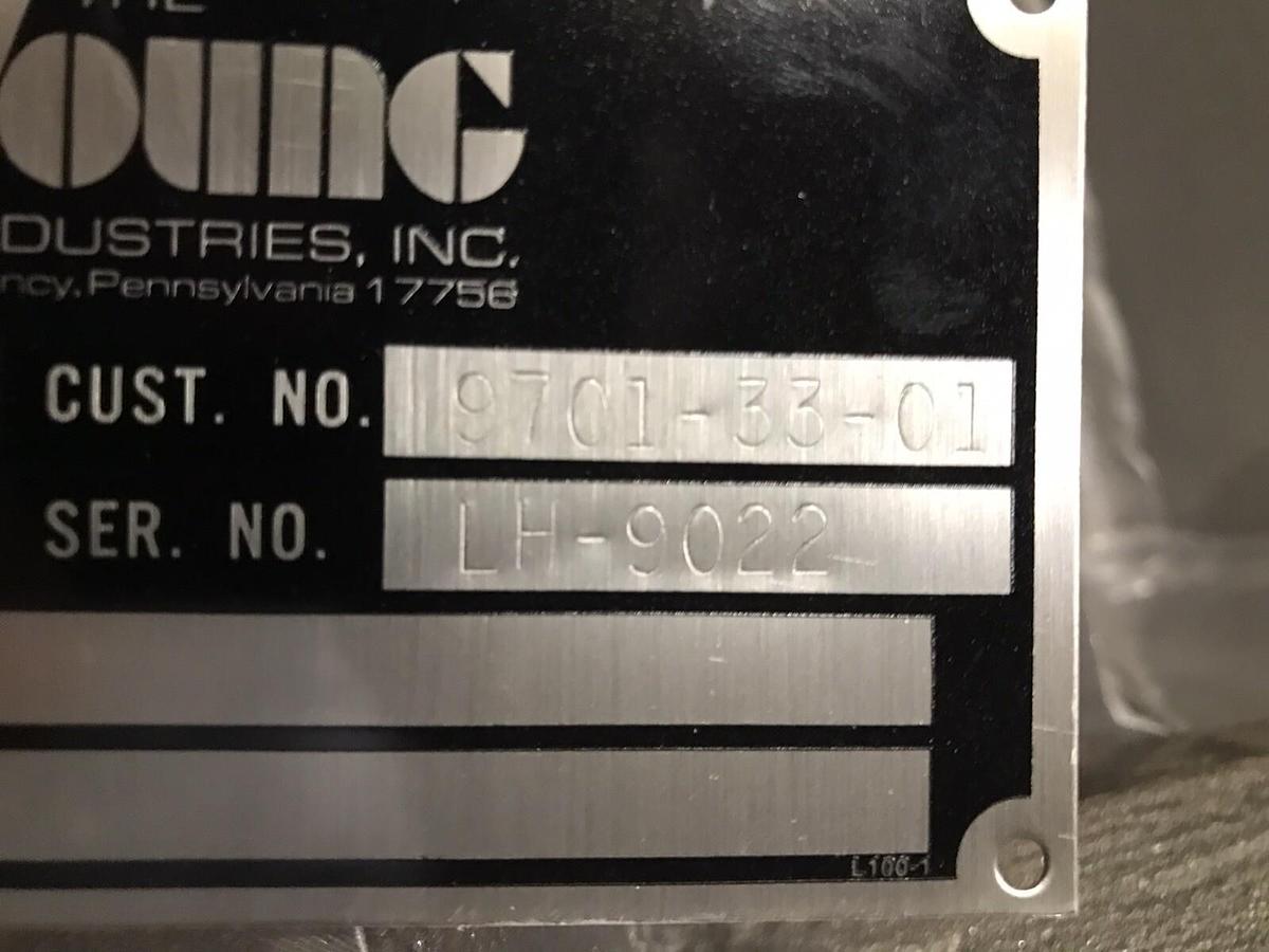 Used Young,13014-1,10 INCH Rotary Valve 10LH