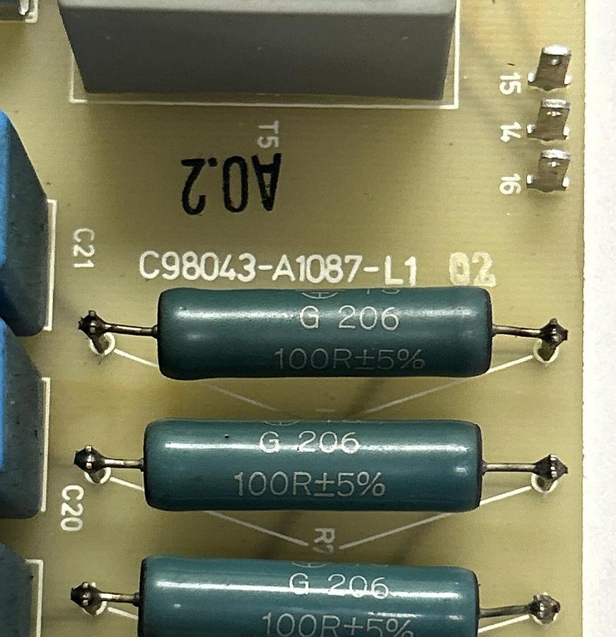 Used SIEMENS,C98043-A1087-L1,POWER SUPPLY BOARD