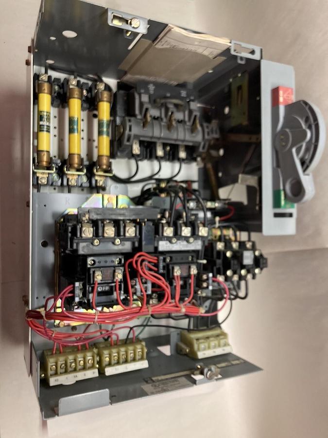 Used Allen-Bradley,2106B,Size 1 Fused MCC 20 Inch Reversing Starter Feeder Bucket