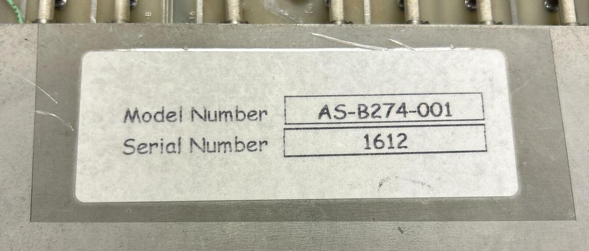 Used MODICON,AS-B274-001,RELAY OUTPUT BOARD