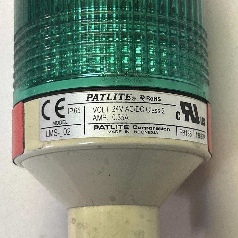 Used PATLITE,LMS-02,STACK LIGHT 24V AC/DC
