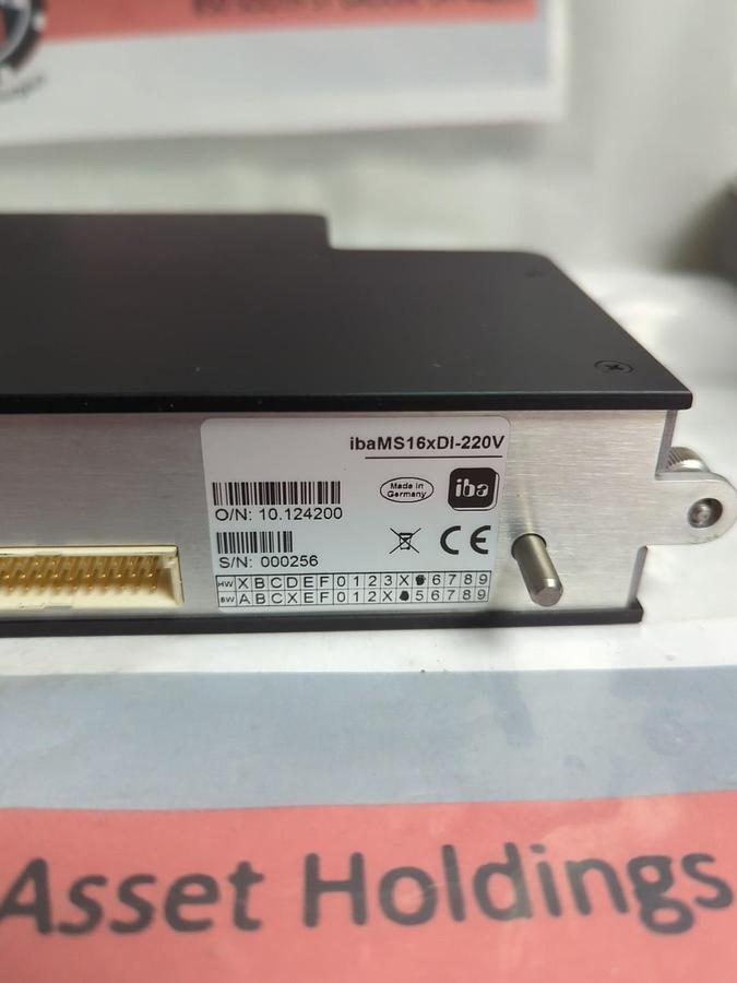 Used IBA,ibaMSi6Xd1-220V,POWER MODULE 24V==/-10% 0.2A PRE-OWNED