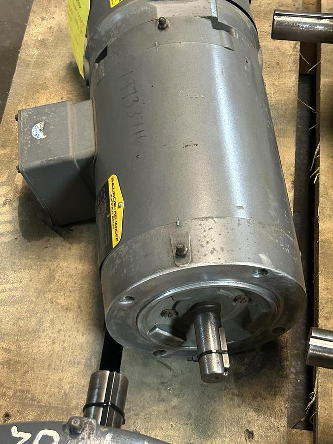 Used BALDOR,VBM3558T,BRAKE MOTOR 208-230/460V 1725RPM 3PH 143TC FRAME