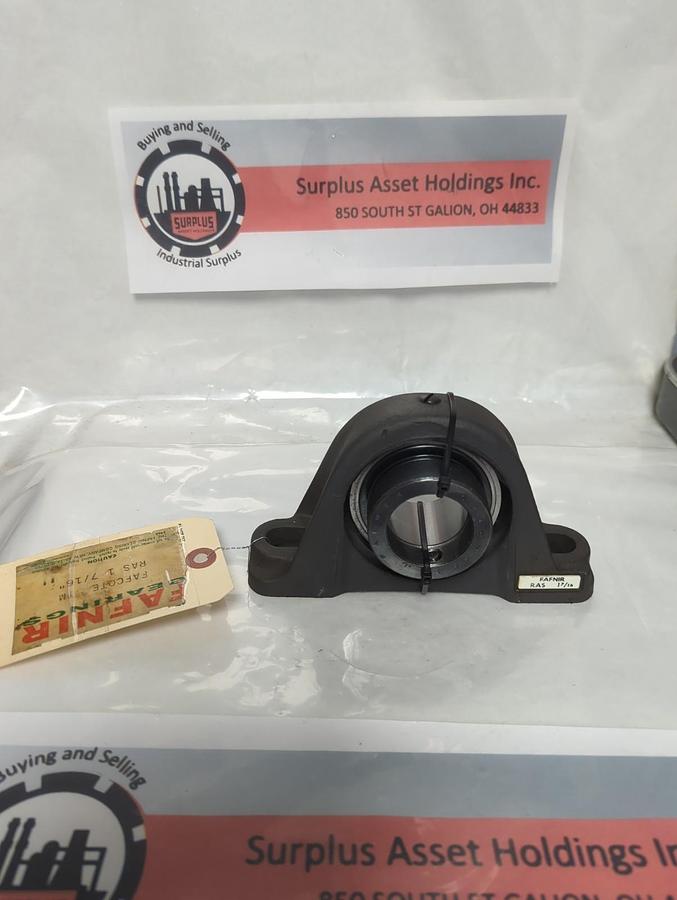 FAFNIR,RAS 1-7/16,PILLOW BLOCK BEARING 1-7/16 INCH BORE NOS