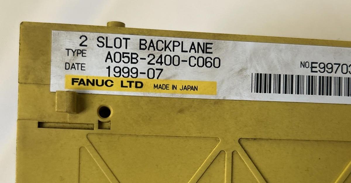 Used FANUC,A05B-2400-C060,2 SLOT BACKPLANE RACK