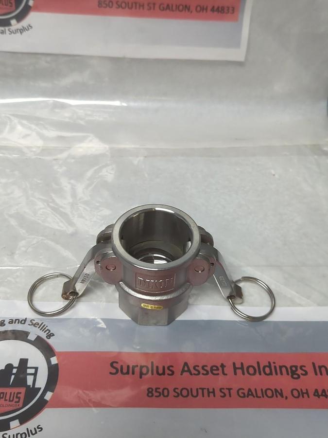 Used DIXON,D-125,CAM & GROOVE COUPLING 1-1/4 INCH PRE-OWNED