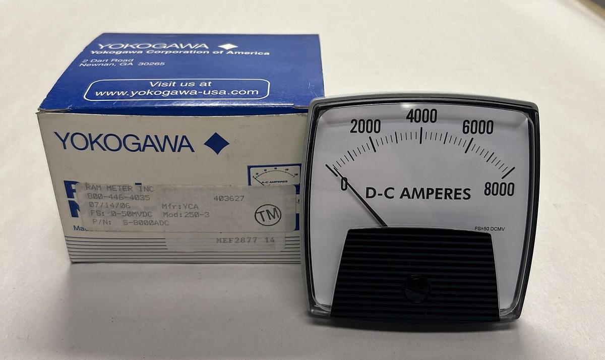 Used YOKOGAWA,800-446-4035,PANEL METER NEW