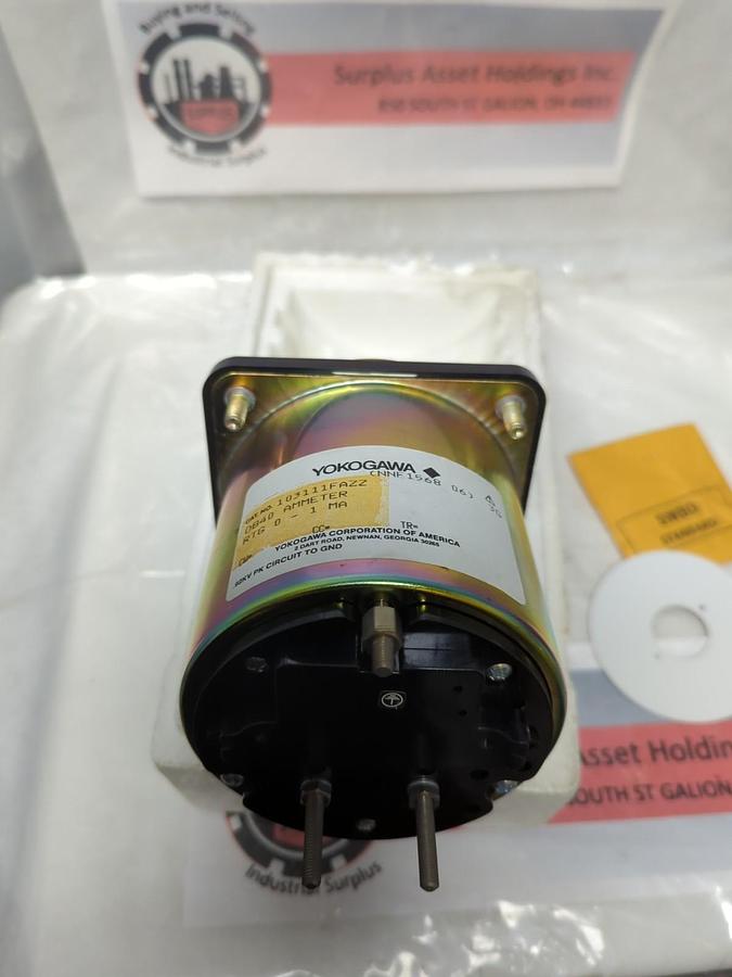 YOKOGAWA,DB40,AMMETER 0-150 F.P.M NOS