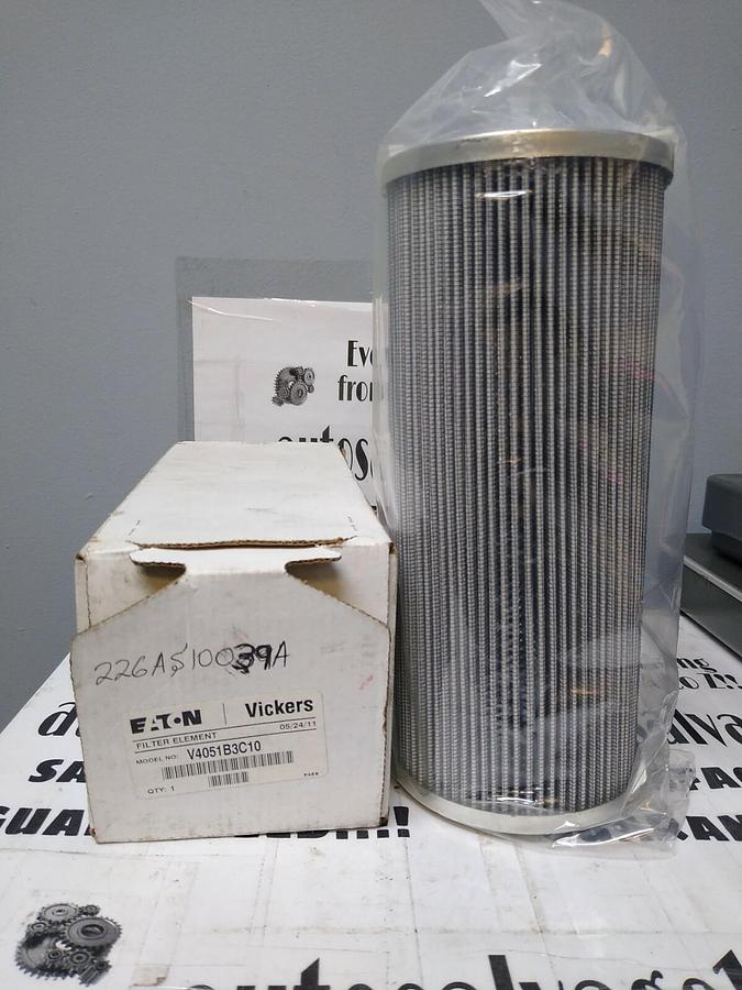 Used Eaton Vickers,V4051B3C10,Hydraulic Filter Element NOS