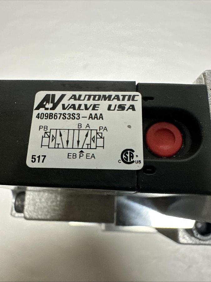 Automatic Valve,409B67S3S3-AAA,Pneumatic Solenoid Valve
