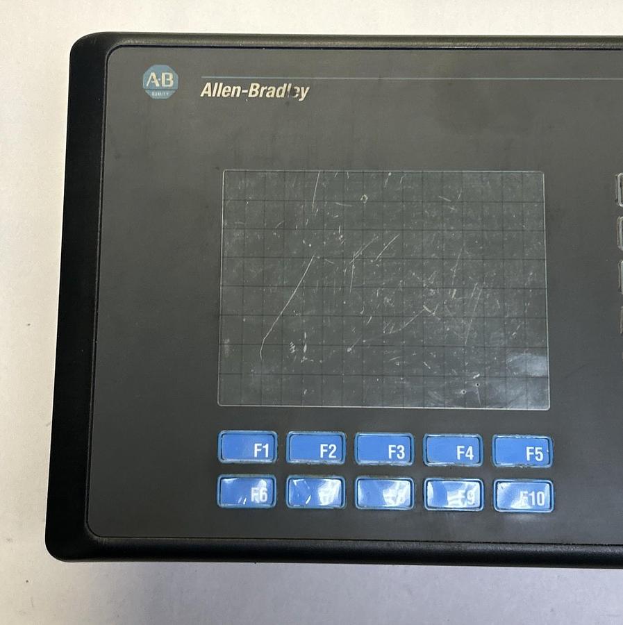 Used ALLEN BRADLEY,2711-B6C8X,PANELVIEW 600 **MISSING BACK COVER**