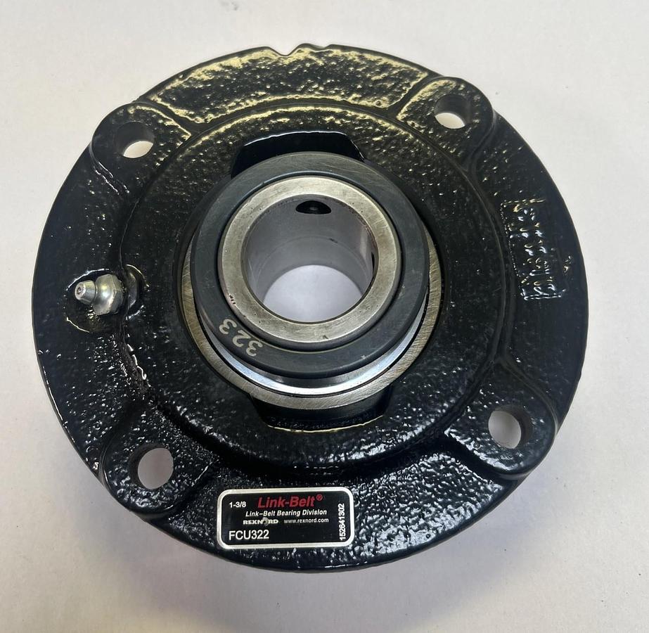 REXNORD,FCU322,FLANGE BALL BEARING 1-3/8INCH NOS